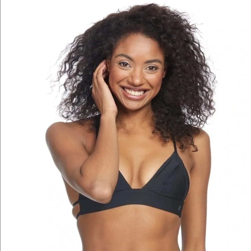 ☀️HURLEY☀️ QUICK DRY BRALETTE SURF TOP TROPIC COAST SKIMPY Reversible bikini